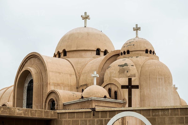Coptic Orthodox Monastery, St. Pishoi Monastery, Bishoi Monastery, Wadi Natrun, Wadi el-Natrun, Al Buhaira Governorate, Egypt