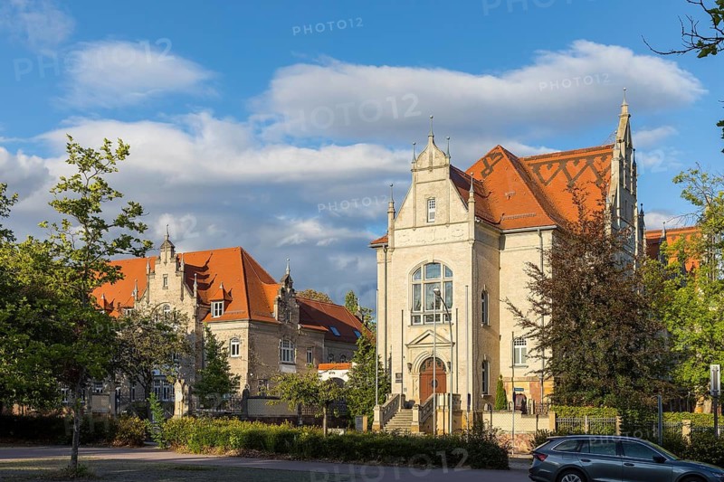Exterior view of Döbeln District Court, Saxony, Germany