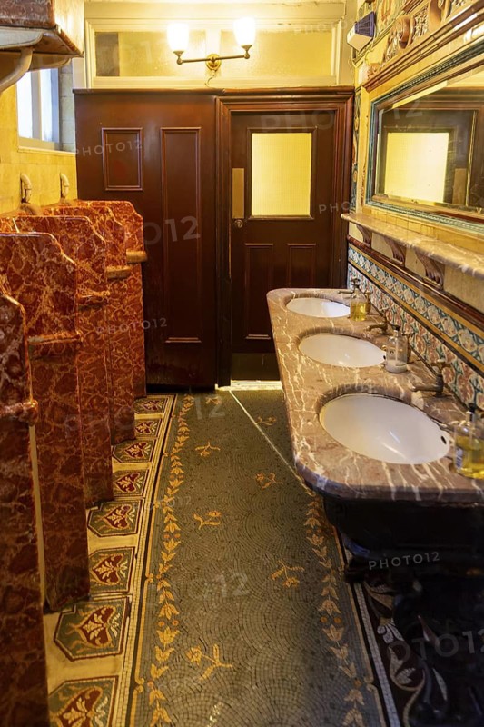 Grade 1 listed interior of the Philharmonic Dining Rooms public house, Hope Street, Liverpool, England, UK