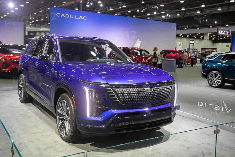 Detroit, Michigan USA - 10 January 2025 - The 2026 Cadillac Vistiq at the 2025 Detroit Auto Show