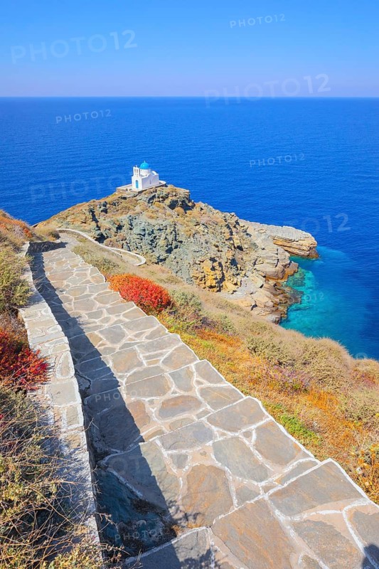 Seven Martyrs Church, Kastro, Sifnos Island, Cyclades Islands, Greece