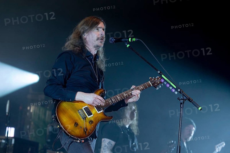 OPETH, rock band, Sweden, Mikael Akerfeldt, singer, guitarist, LAST WILL AND TESTAMENT - EUROPEAN TOUR 2025, concert, 18.02.2025, Tempodrom, Berlin, Germany < english> OPETH, rock band, Sweden, LAST WILL AND TESTAMENT - EUROPEAN TOUR 2025, concert, February 18th, 2025, Tempodrom, Berlin, Germany
