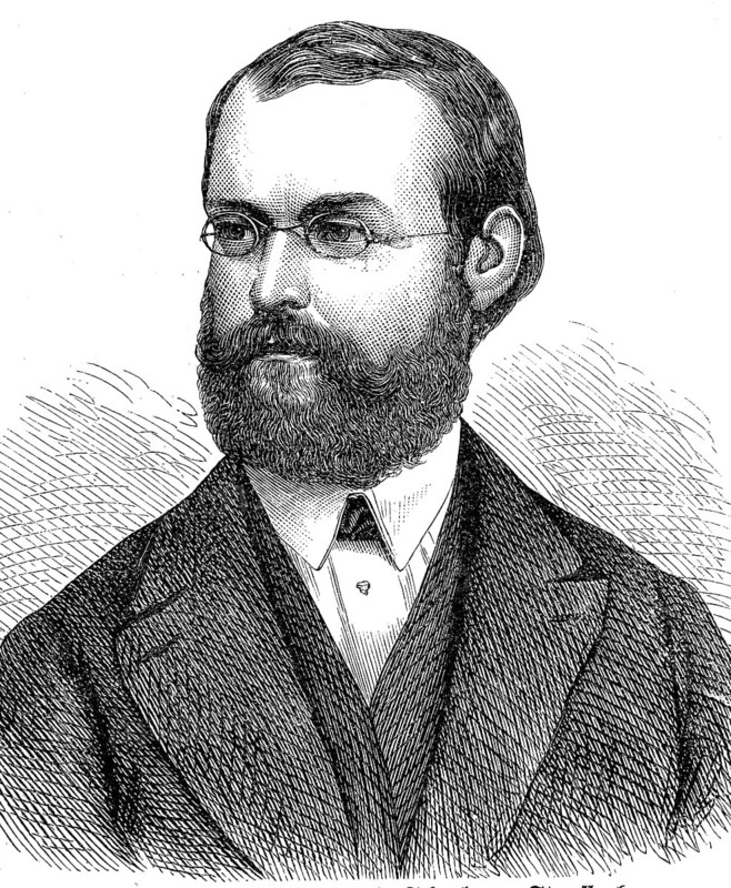 Franz August Freiherr Schenk von Stauffenberg, 3 August 1834, 2 June 1901, was a German lawyer, landowner and liberal politician. He was President of the Chamber of Deputies and a member of the Reichstag after the foundation of the German Reich, Historical, digital reproduction of an original from the 19th century