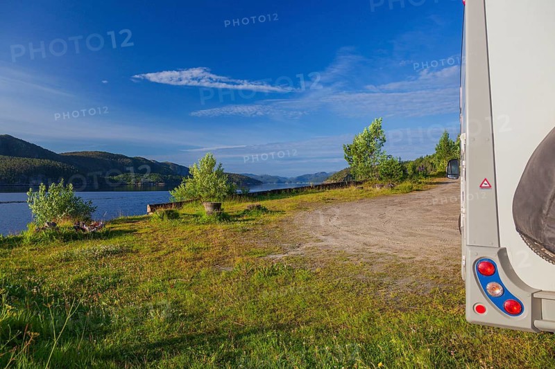 Campng car in Norway