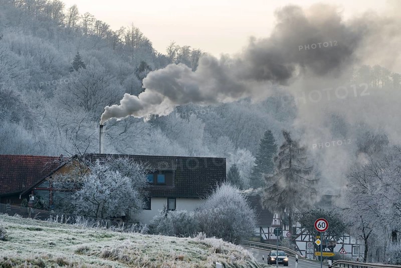 Private wood stove heating, Germany