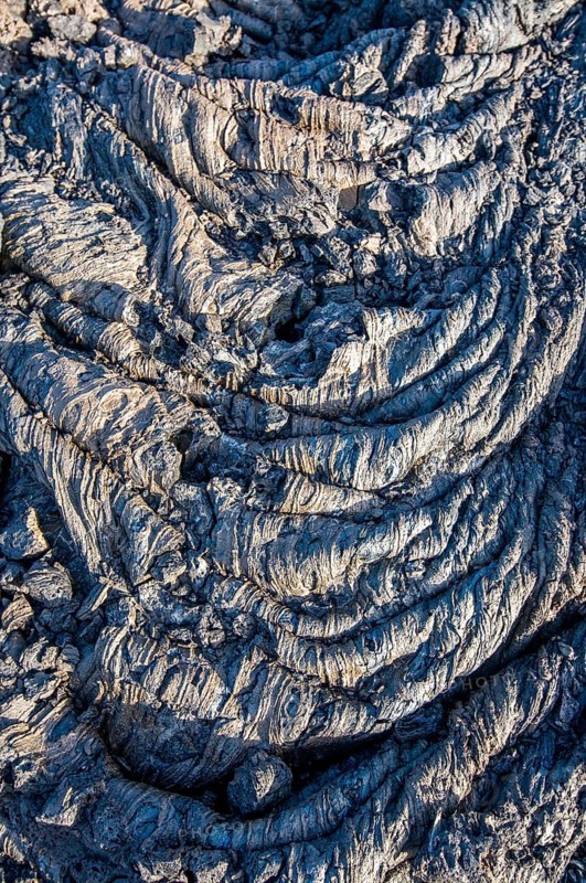 Cold lava of vulcano on Fogo. Cabo Verde. Africa