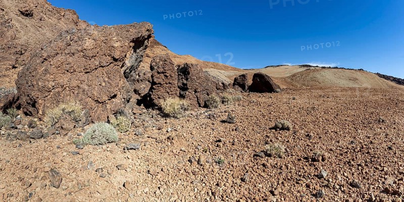 Rock formations, volcanic landscape in El Teide National Park, World Heritage Site, Tenerife, Canary Islands, Spain