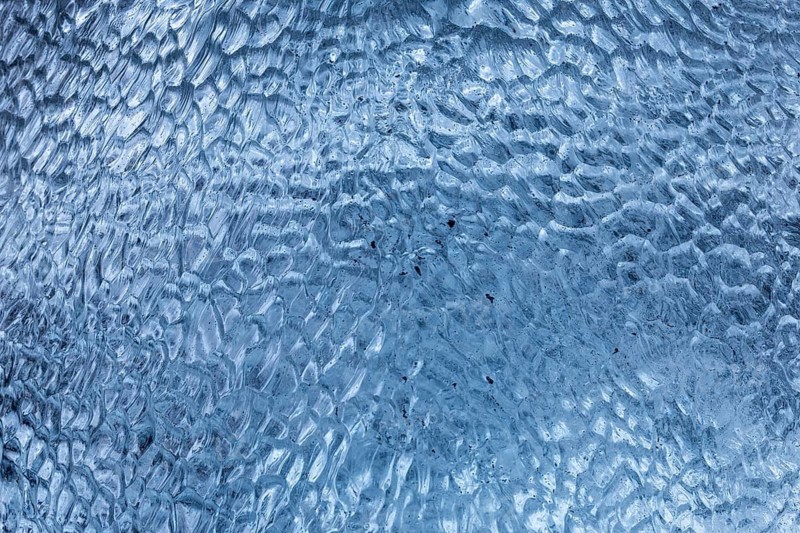 Glacier ice, detail, winter, Diamond Beach (Breiðamerkursandur) at Jökusalorn, Iceland, Scandinavia