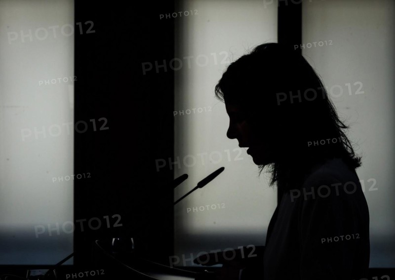 Annalena Bärbock, Federal Foreign Minister, photographed during a press conference in Berlin, 09.04.2024. Photographed on behalf of the Federal Foreign Office'