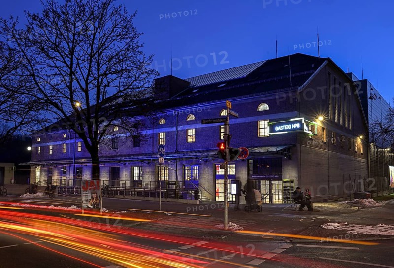 Gasteig HP8, blue hour, cultural center, concert hall, blue hour, Munich-Sendling, Upper Bavaria, Bavaria, Germany