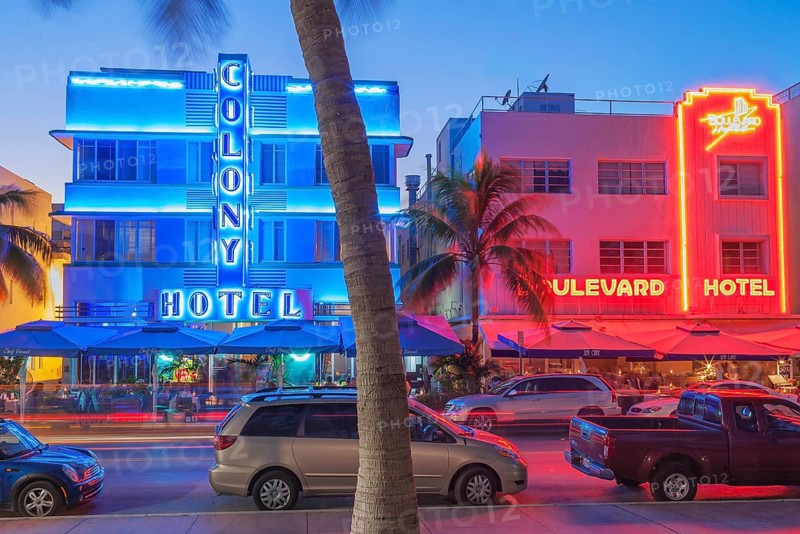 Ocean drive, South Beach, Miami, Florida, USA