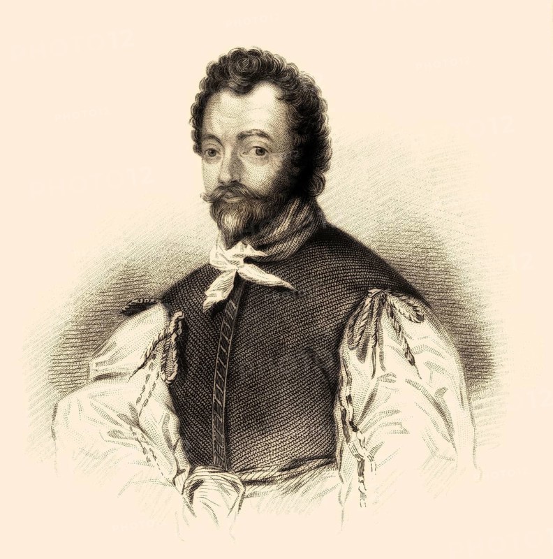 Sir Francis Drake, ca. 1540-1596, englischer Seefahrer, Pirat, Entdecker, Vizeadmiral und der erste englische Weltumsegler