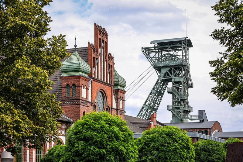 Dortmund, North Rhine-Westphalia, Germany - LWL-Industriemuseum Zeche Zollern. The Zollern Colliery is a disused coal mine in the north-west of the city of Dortmund, in the Bövinghausen district