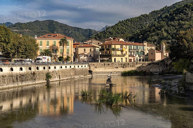 Dolceacqua on the Nervia River, Liguria, Italy