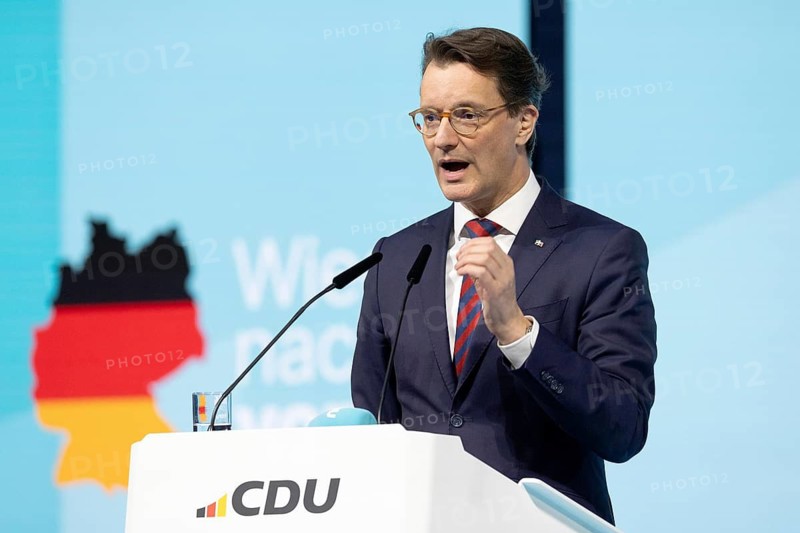 Hendrik Wüst (Minister President of North Rhine-Westphalia) at the 37th Federal Party Conference of the CDU in the CityCube Berlin on 3 February 2025. The Christian Democratic Union of Germany has set itself the goal of adopting an immediate programme at the party conference, which is to be implemented immediately after the formation of a government