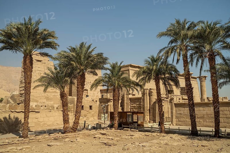 Mortuary temple of Ramesses III in Medinet Habu, West Thebes near Luxor, Egypt