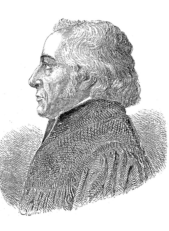 Ernst Schleiermacher (18 January 1755, 20 April 1844) was a German natural scientist and museum director, Historical, digital reproduction of an original from the 19th century