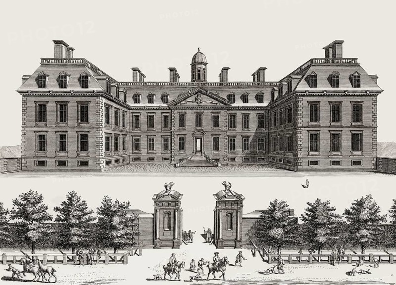 View of former Clarendon House, Albemarle Street, Mayfair, London, 1680