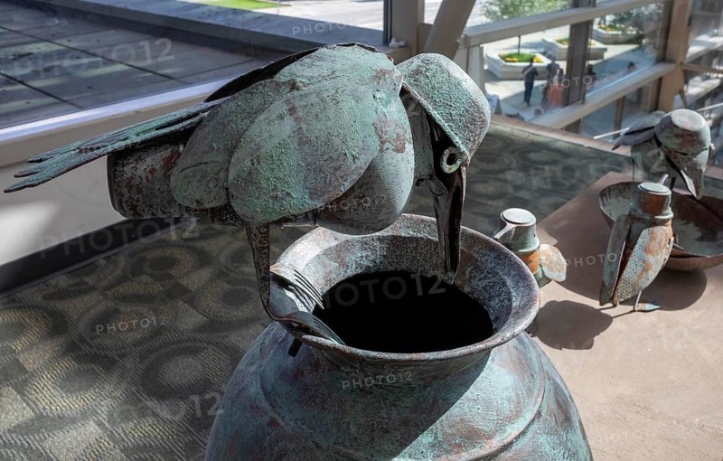 Grand Rapids, Michigan, After Party Guests, made from scrap metal by Harminder Boparai, was a finalist in the ArtPrize competition. The annual art show and cultural event features more than a thousand works of art at nearly 200 venues across the city