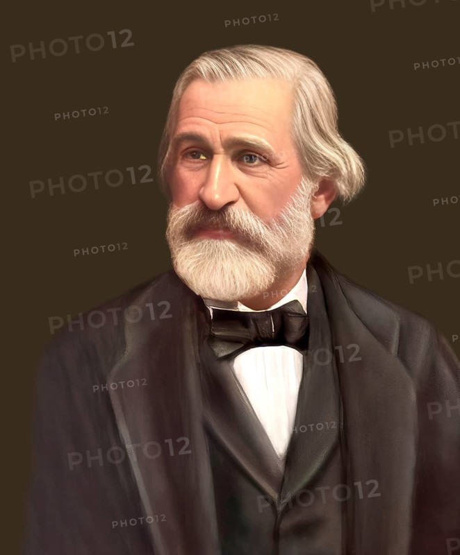 Giuseppe Verdi, 1813 – 1901, Italian opera composer, digitally edited