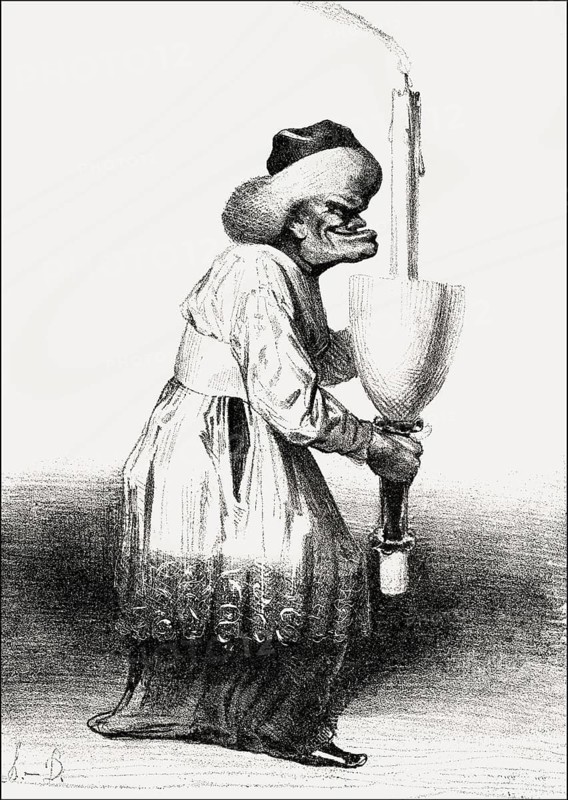 Caricature on Marshal Soult by Honoré-Victorin Daumier