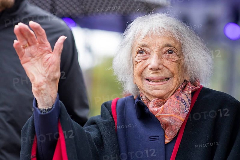 Margot Friedländer (Holocaust survivor) at the Federal President's Citizens' Festival in Bellevue Palace Gardens, Berlin, 13/09/2024