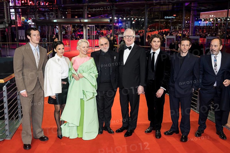 Callum Turner, Elena Anaya, Pamela Anderson, Karim Ainouz, Tracy Letts, Lukas Gage and Jamie Bell on the Red Carpet in front of the premiere of Rosebush Pruning at the Berlinale at the Theater am Potsdamer Platz on 14.02.2026. The 76th Berlin International Film Festival will take place from February 12 to 22, 2026