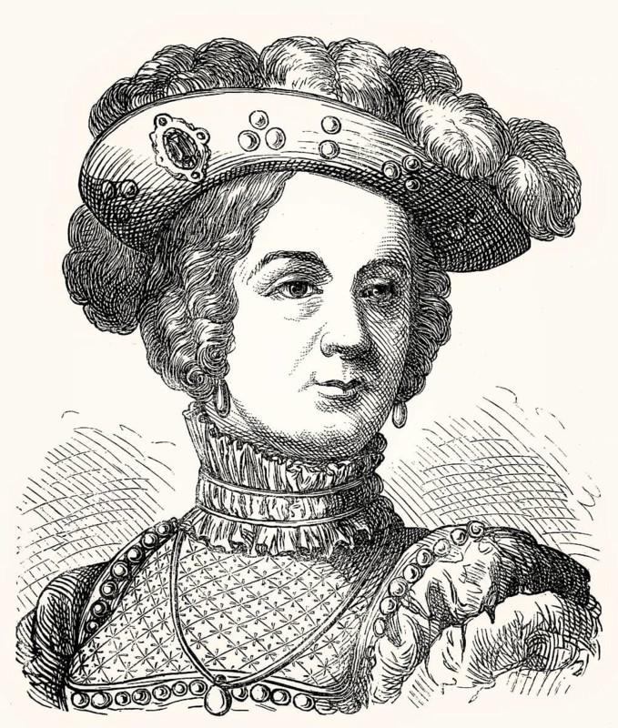 Margaret of Valois, 1553 –1615, a French princess of the Valois dynasty, queen of Navarre and France