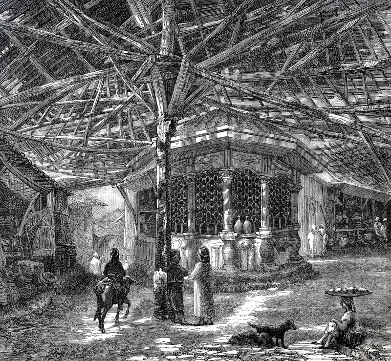 Der Basar von Gallipoli oder Gelibolu, Türkisch-Thrakien, Türkei, 19.