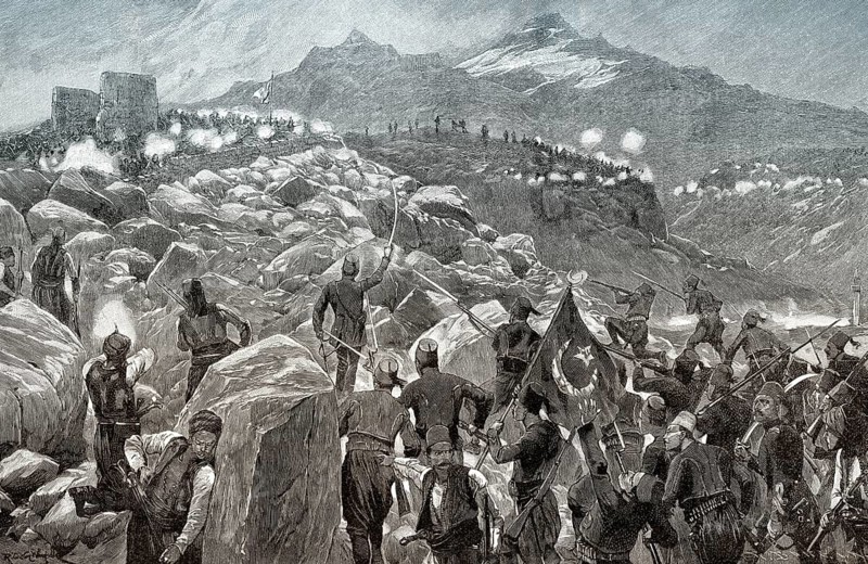 The Greco-Turkish War of 1897, or the Thirty Days' War, Crete, Greece, Aufstand der griechisch-orthodoxen Bevölkerungsmehrheit gegen die türkische Herrschaft, Türkisch-Griechischer Krieg um Kreta, Griechenland