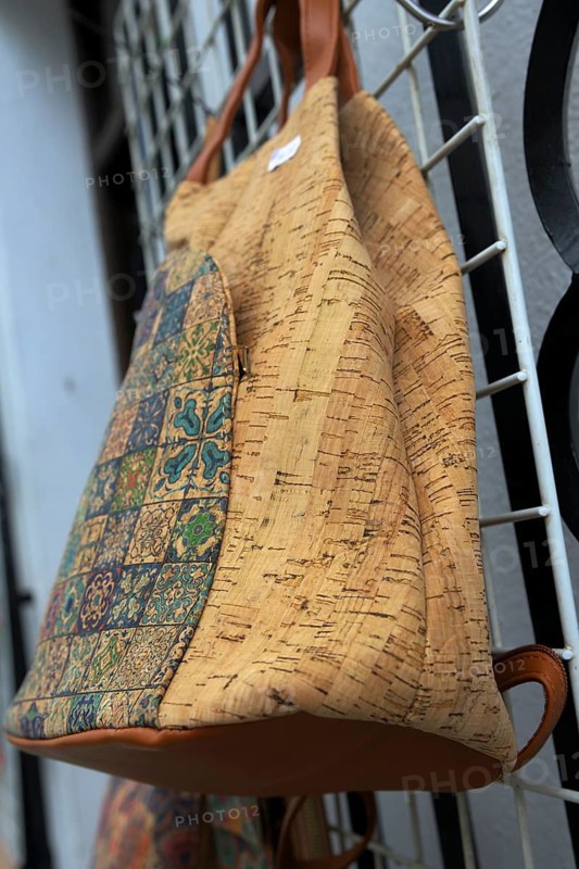 Cork handbag, souvenir, Ronda, Malaga, Spain