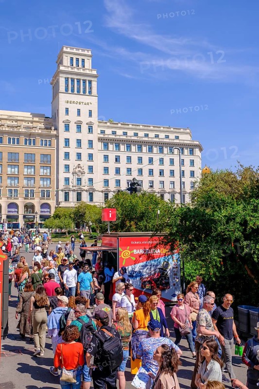 Hotel Iberostar, Plaça de Catalunya, Barcelona, Catalonia, Spain