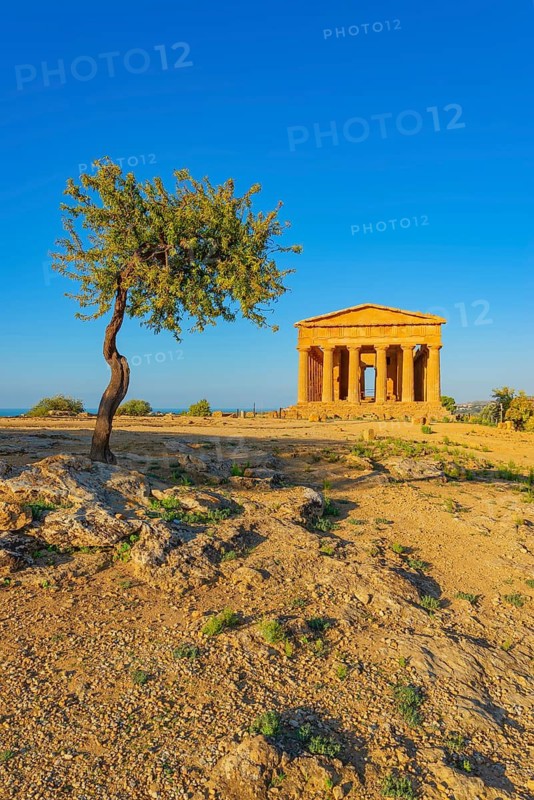 Concordia temple, Valley of Temples, Agrigento, Sicily, Italy