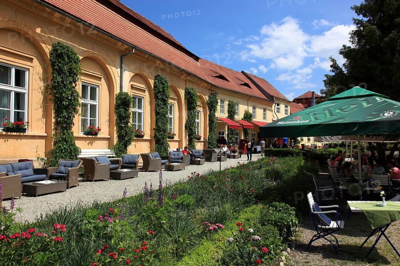 Brukenthal summer residence, late Baroque palace complex, in Avri, Freck, Transylvania, Romania