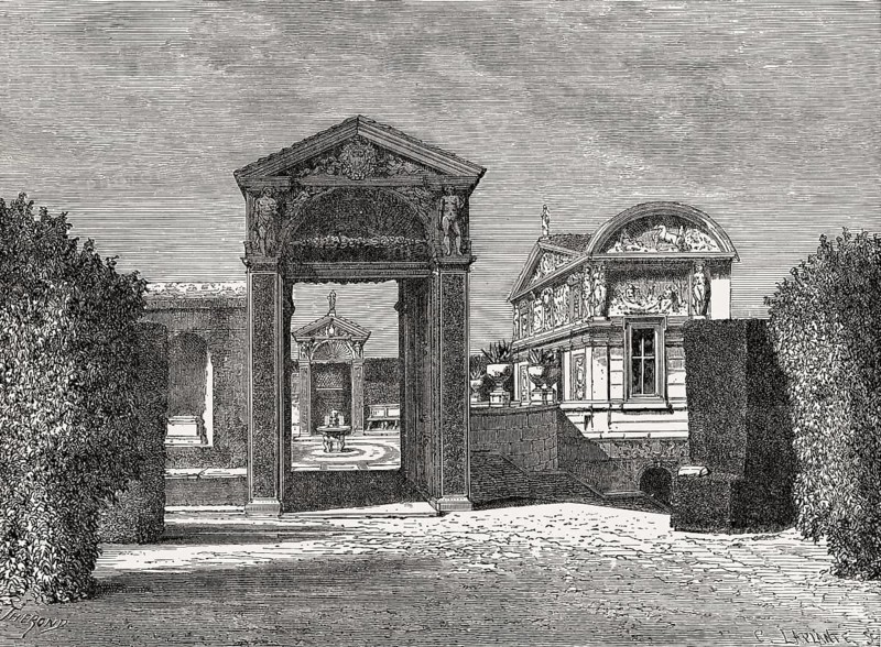 The Casina Pio IV, Gardens of Vatican City, Rome, Italy, 19th Century
