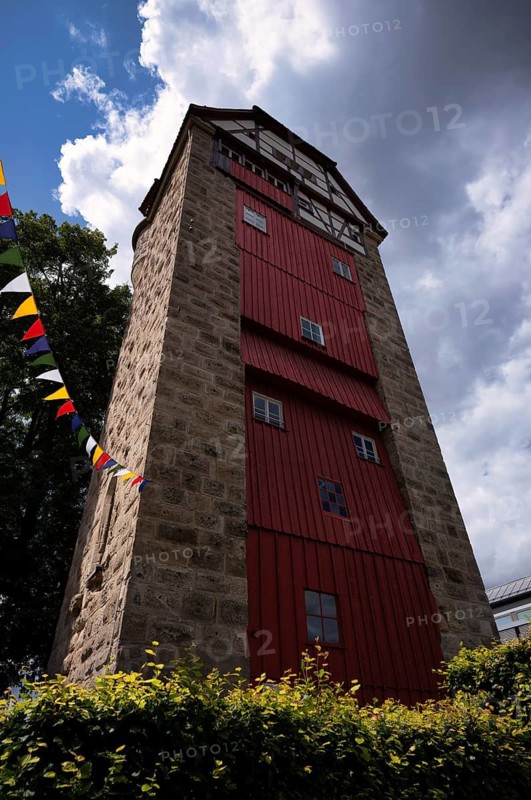 Five Button Tower, Schwäbisch Gmünd, Baden-Württemberg, Germany