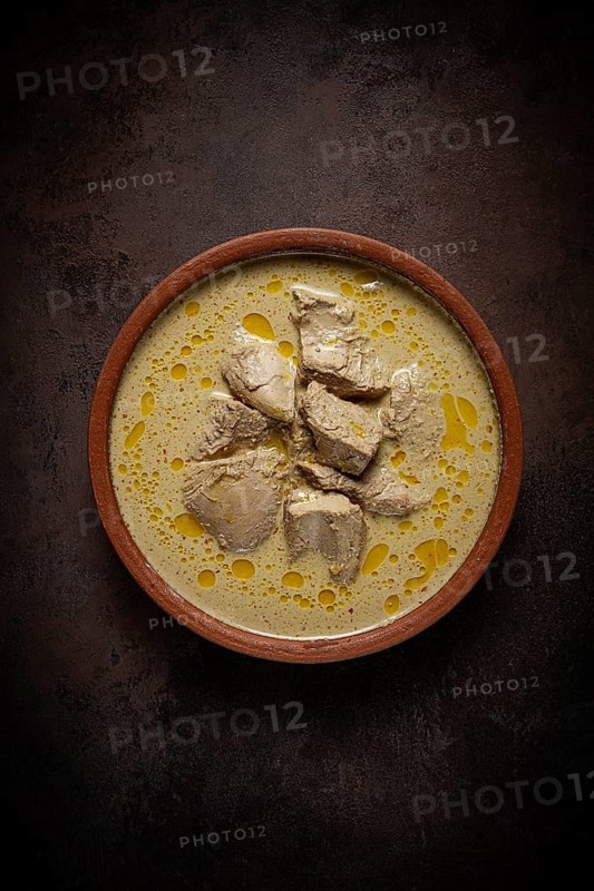 Satsivi, chicken in walnut sauce Baghe, cold dish, Georgian cuisine, homemade, no people