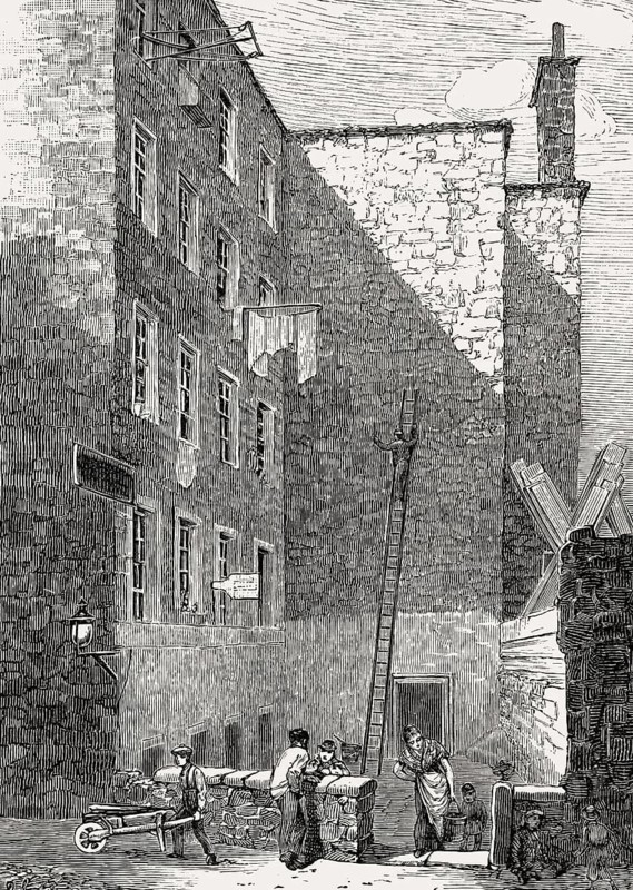 Elphinstone House, High Street, Edinburgh, 19th century
