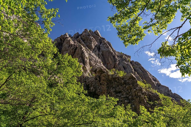 The Velika Paklenica Gorge in Paklenica National Park, Croatia