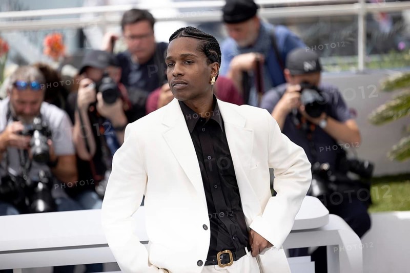 Cannes, France - 19.5.2024: Asap Rocky (A$ap Rocky) during the photocall - Highest 2 Lowest - during the 78th Cannes International Film Festival. The film festival will take place from 13 to 24 May 2025