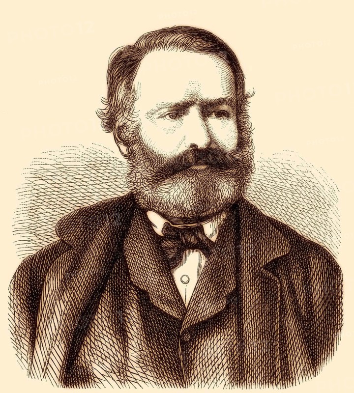 Victor Marie Hugo, 1802 – 1885, a French poet, novelist, and dramatist
