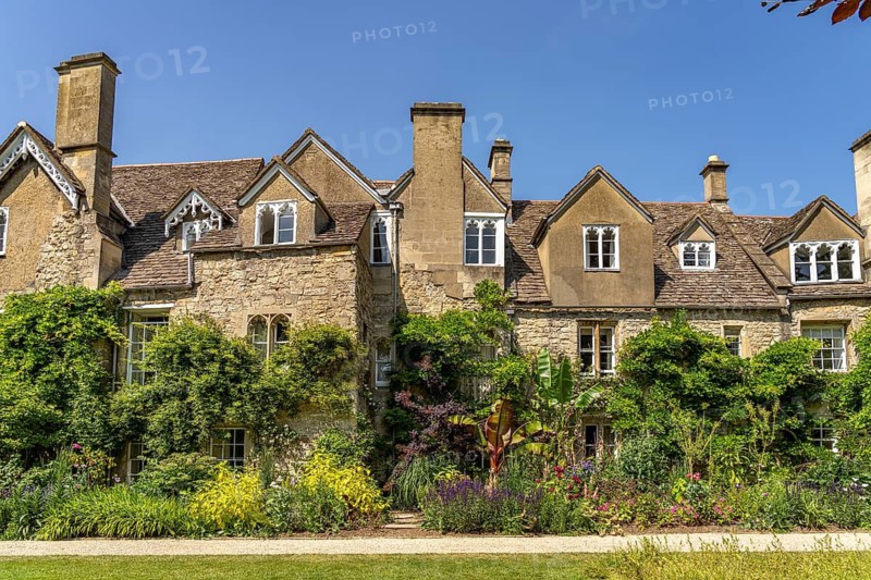 Cottages of Worcester College, University of Oxford, Oxfordshire, England, Great Britain