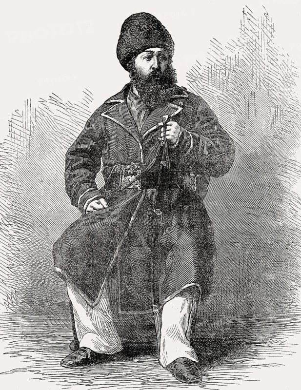 Sher Ali, 1825-1879, Amir of Afghanistan, From British Battles on Land and Sea, by James Grant