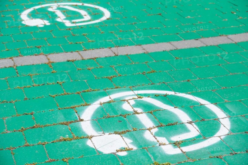 Charging station for electric cars in Tarragona, Spain