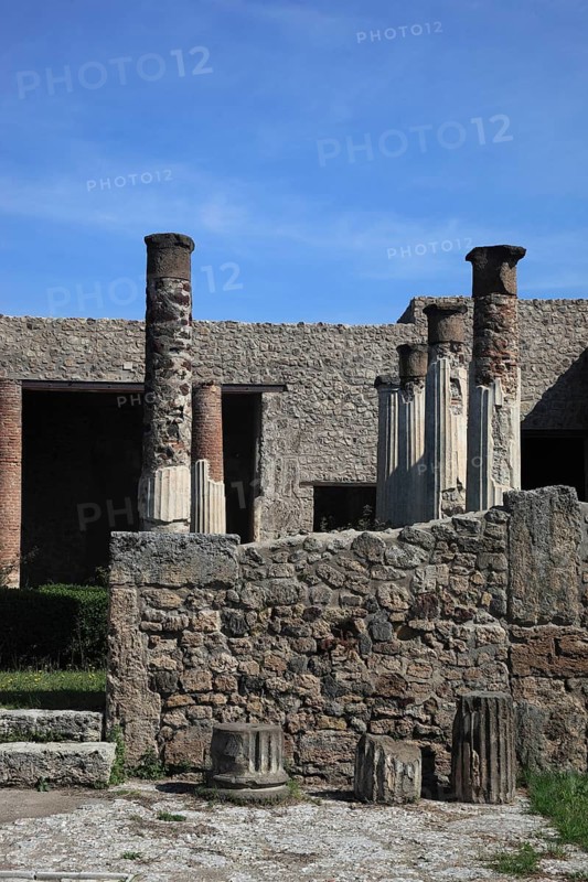 On the Via della Fortuna, Pompeii, Campania, Italy