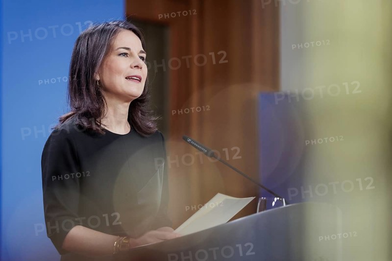 Annalena Bärbock (Alliance 90/The Greens), Federal Foreign Minister, at a press conference at the Federal Foreign Office in Berlin, 1 July 2024
