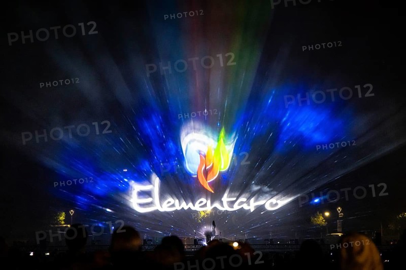 At Elementaro, a water and light show that will take place in Bad Vilbel from 20 to 22 September 2024, the combination of moving water fountains over 35 metres high, classical, modern and nostalgic music, fantastic images and emotional videos, an oversized large water wall, impressive fire compartments and countless lasers will captivate the audience, Bad Vilbel, Hesse, Germany