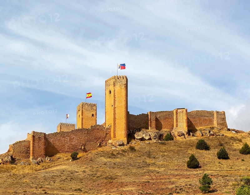 Castle of Molina de Aragón, Guadalajara province, Castile-La Mancha, Spain
