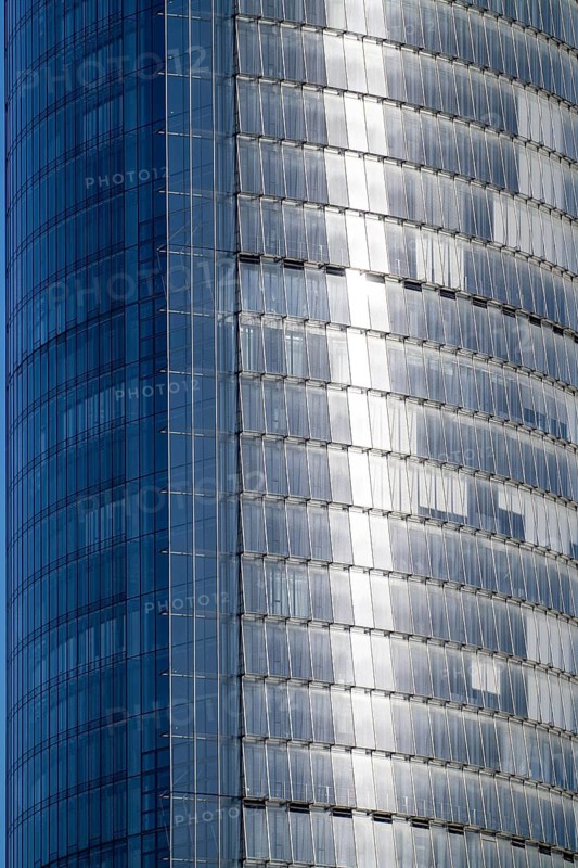 The Posttower, corporate headquarters of Deutsche Post, high-rise building in Bonn, North Rhine-Westphalia, Germany