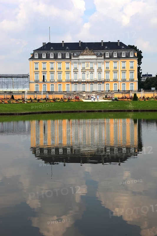 Augustusburg Castle, south side, near Brühl, Rhine-Erft district, North Rhine-Westphalia, Germany